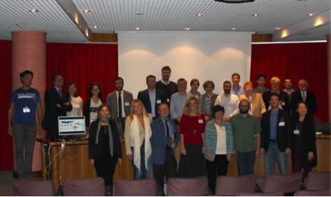 Foto del team di SAFE al meeting finale tenutosi presso la sede romana dell’INGV (19-20 Ottobre 2016) ns11 cercando dallalto 1