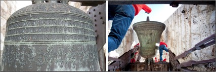 Una preghiera contro il “flagellum terra(e)motus” è iscritta sul Campanone di Gubbio gubbio campana