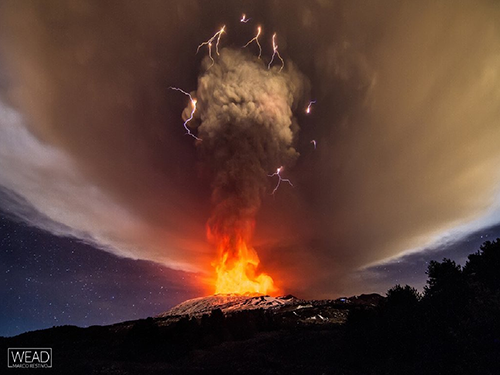 Vulcano Etna, 2015 - Crediti:Foto WEAD - Marco Restivo fucina etna 2015