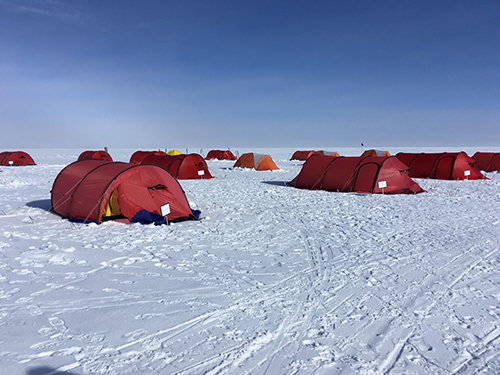 Esempio di campo remoto, South Pole, foto Laura Alfonsi Artide2