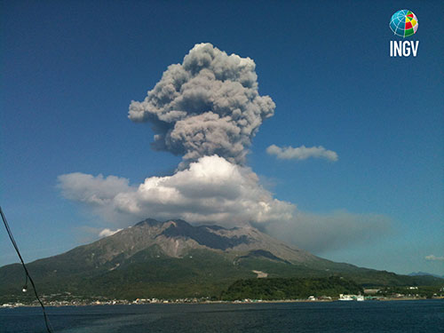 Il vulcano Sakurajima
