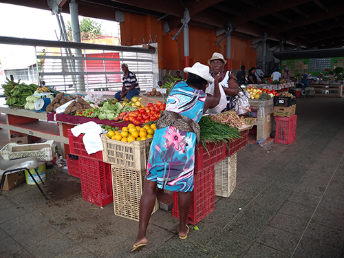 Uno scorcio del mercato di Basse-Terre, in Guadalupa fucina4