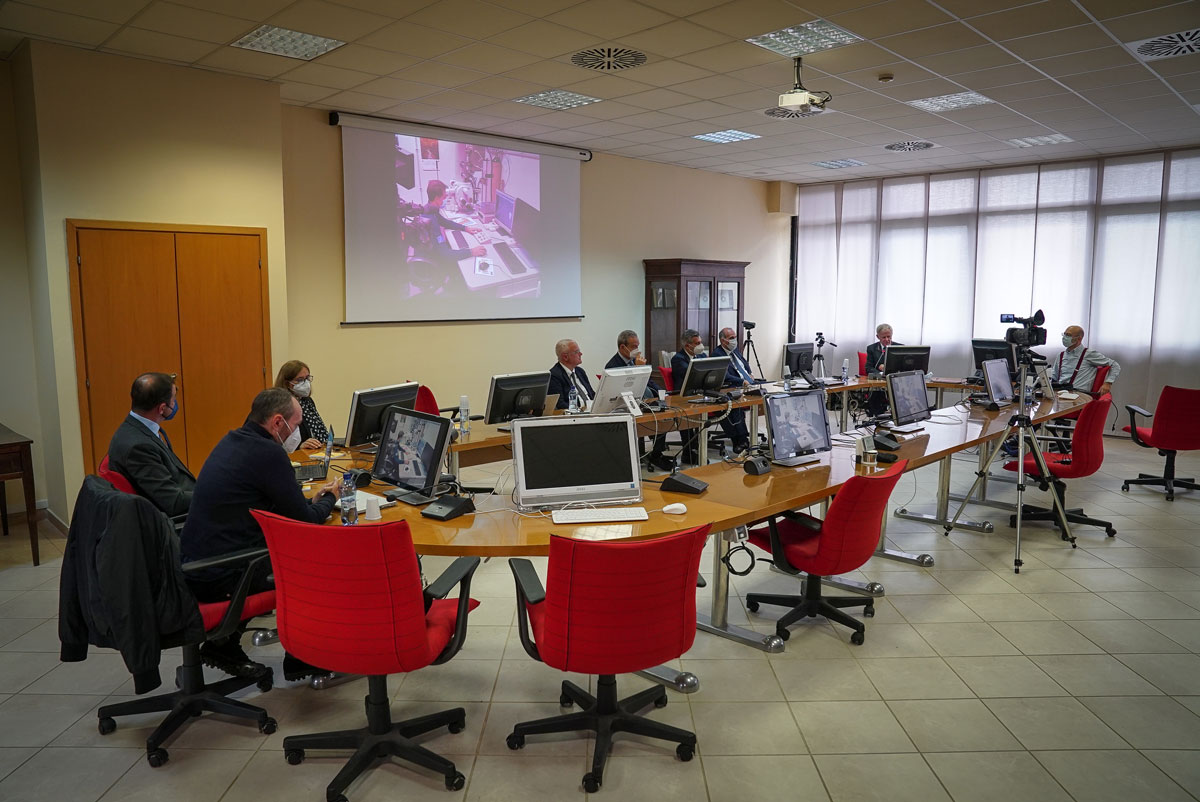 Un momento della giornata di inaugurazione della Sede INGV presso l’Università di Cassino management1